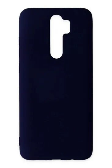Newface Xiaomi Redmi Note 8 Pro Kılıf Nano içi Kadife Silikon - Lacivert resmi