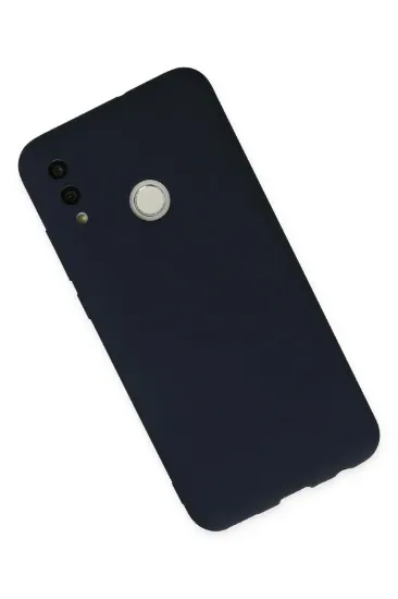 Newface Huawei P Smart 2019 Kılıf Nano içi Kadife Silikon - Lacivert resmi