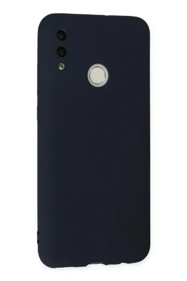 Newface Huawei P Smart 2019 Kılıf Nano içi Kadife Silikon - Lacivert resmi