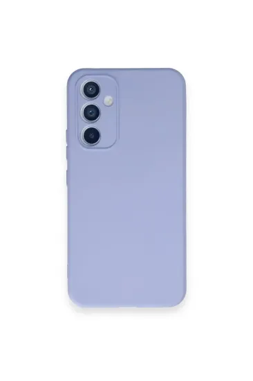 Newface Samsung Galaxy A54 5G Kılıf Nano içi Kadife Silikon - Lila resmi