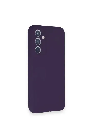 Newface Samsung Galaxy A54 5G Kılıf Nano içi Kadife Silikon - Mor resmi