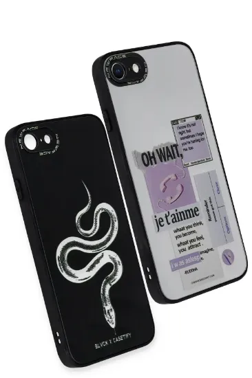 Newface iPhone 7 Kılıf Mirror Desenli Kapak - Mirror - 10 resmi