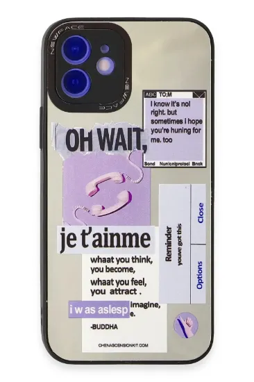 Newface iPhone 11 Kılıf Mirror Desenli Kapak - Mirror - 4 resmi