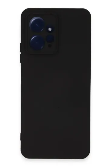 Newface Xiaomi Redmi Note 12 4G Kılıf Nano içi Kadife Silikon - Siyah resmi