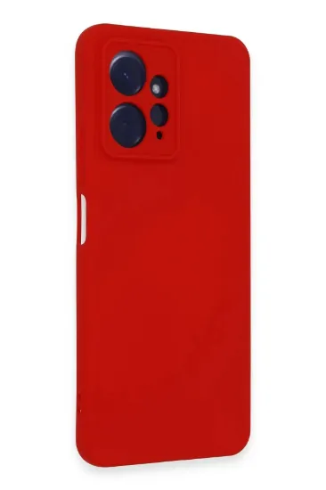 Newface Xiaomi Redmi Note 12 4G Kılıf Nano içi Kadife Silikon - Kırmızı resmi