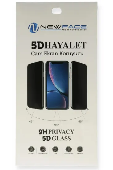 Newface Huawei P40 Lite E 5D Hayalet Cam Ekran Koruyucu resmi
