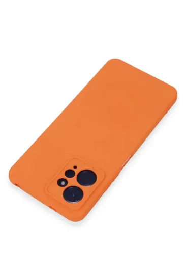 Newface Xiaomi Redmi Note 12 4G Kılıf Nano içi Kadife Silikon - Turuncu resmi