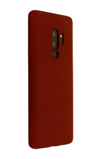 Newface Samsung Galaxy S9 Plus Kılıf First Silikon - Bordo resmi