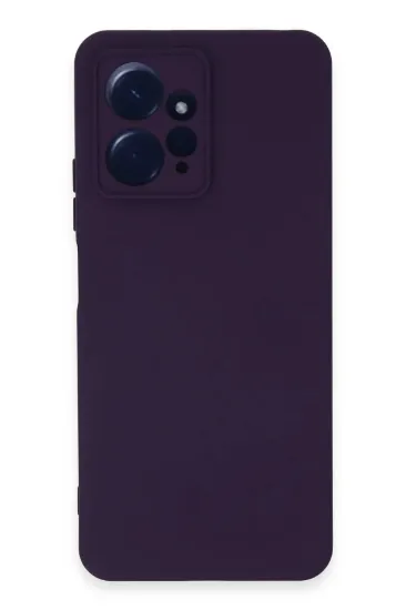 Newface Xiaomi Redmi Note 12 4G Kılıf Nano içi Kadife Silikon - Mor resmi