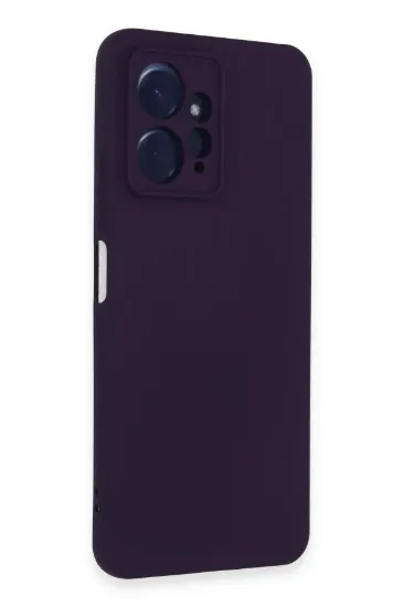 Newface Xiaomi Redmi Note 12 4G Kılıf Nano içi Kadife Silikon - Mor resmi