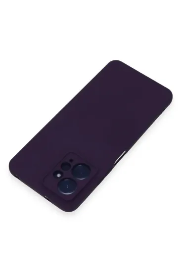 Newface Xiaomi Redmi Note 12 4G Kılıf Nano içi Kadife Silikon - Mor resmi