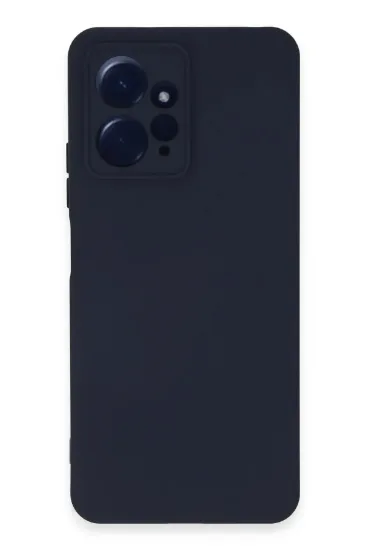 Newface Xiaomi Redmi Note 12 4G Kılıf Nano içi Kadife Silikon - Lacivert resmi