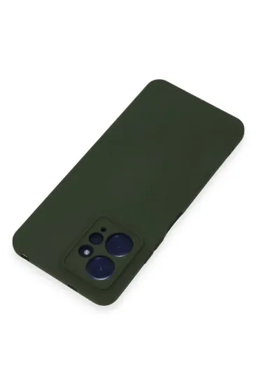 Newface Xiaomi Redmi Note 12 4G Kılıf Nano içi Kadife Silikon - Koyu Yeşil resmi