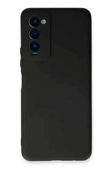Newface Tecno Camon 18 Kılıf First Silikon - Siyah resmi