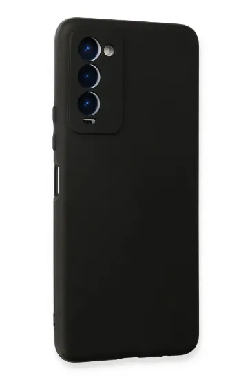 Newface Tecno Camon 18 Kılıf First Silikon - Siyah resmi