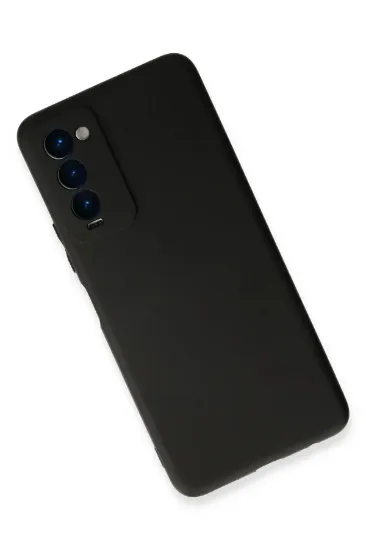 Newface Tecno Camon 18 Kılıf First Silikon - Siyah resmi