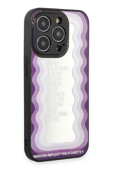 Newface iPhone 12 Pro Max Kılıf Mirror Desenli Kapak - Mirror - 5 resmi