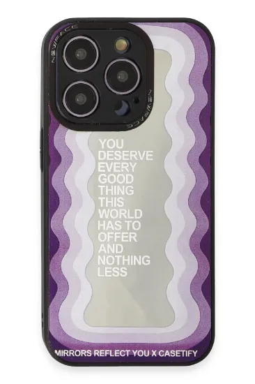 Newface iPhone 12 Pro Max Kılıf Mirror Desenli Kapak - Mirror - 5 resmi