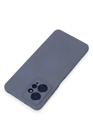 Newface Xiaomi Redmi Note 12 4G Kılıf Nano içi Kadife Silikon - Gri resmi