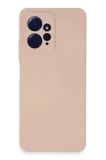 Newface Xiaomi Redmi Note 12 4G Kılıf Nano içi Kadife Silikon - Pudra resmi