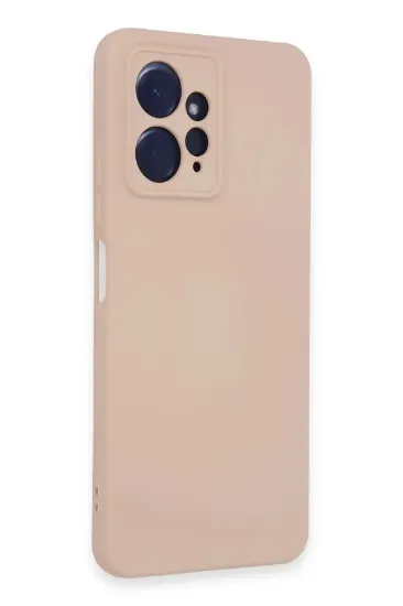 Newface Xiaomi Redmi Note 12 4G Kılıf Nano içi Kadife Silikon - Pudra resmi