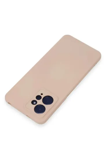 Newface Xiaomi Redmi Note 12 4G Kılıf Nano içi Kadife Silikon - Pudra resmi