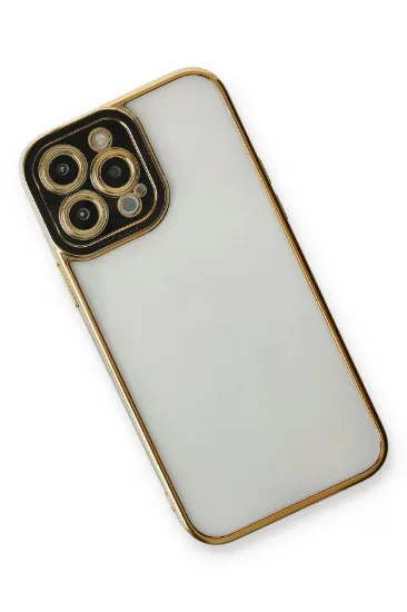 Newface iPhone 13 Pro Kılıf Liva Lens Silikon - Siyah resmi