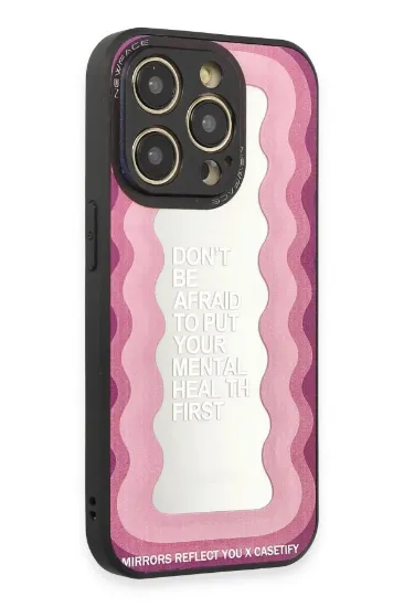 Newface iPhone 12 Pro Max Kılıf Mirror Desenli Kapak - Mirror - 11 resmi