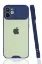 Newface iPhone 12 Mini Kılıf Platin Kamera Koruma Silikon - Lacivert resmi