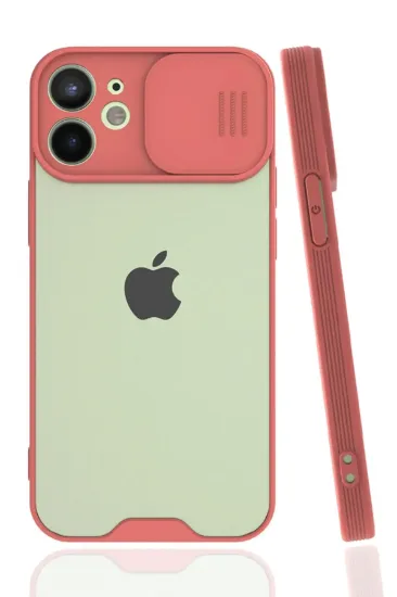 Newface iPhone 12 Mini Kılıf Platin Kamera Koruma Silikon - Pembe resmi