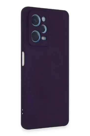 Newface Xiaomi Redmi Note 12 Pro 5G Kılıf Nano içi Kadife Silikon - Mor resmi