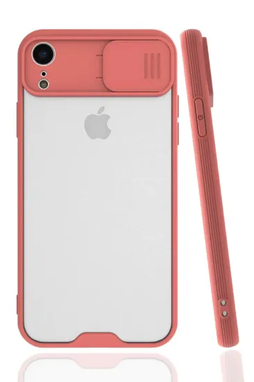 Newface iPhone XR Kılıf Platin Kamera Koruma Silikon - Pembe resmi