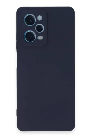 Newface Xiaomi Redmi Note 12 Pro 5G Kılıf Nano içi Kadife Silikon - Lacivert resmi