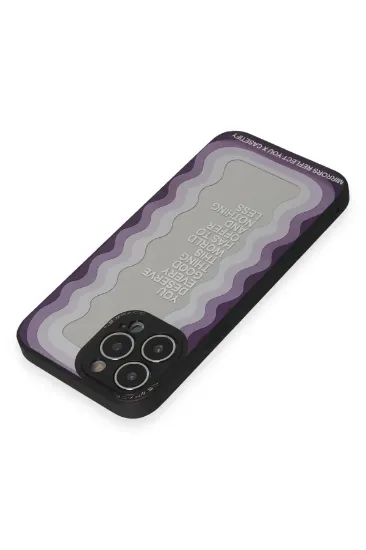 Newface iPhone 13 Pro Max Kılıf Mirror Desenli Kapak - Mirror - 5 resmi
