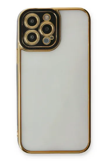 Newface iPhone 13 Pro Max Kılıf Liva Lens Silikon - Siyah resmi