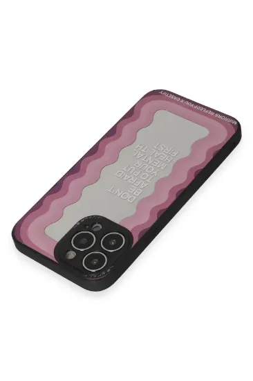 Newface iPhone 13 Pro Max Kılıf Mirror Desenli Kapak - Mirror - 11 resmi