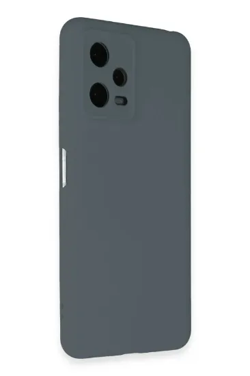 Newface Xiaomi Redmi Note 12 Pro 5G Kılıf Nano içi Kadife Silikon - Gri resmi