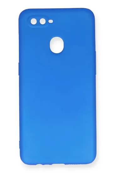 Newface Oppo A12 Kılıf First Silikon - Mavi resmi
