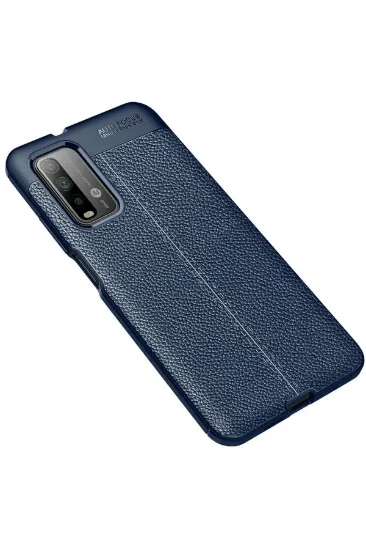 Newface Xiaomi Redmi 9T Kılıf Auto Focus Kapak - Lacivert resmi
