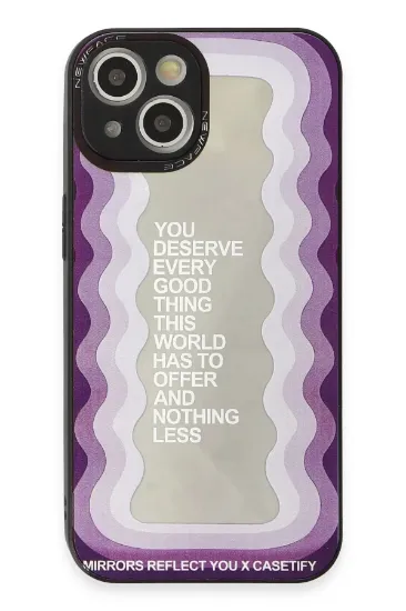 Newface iPhone 14 Kılıf Mirror Desenli Kapak - Mirror - 5 resmi