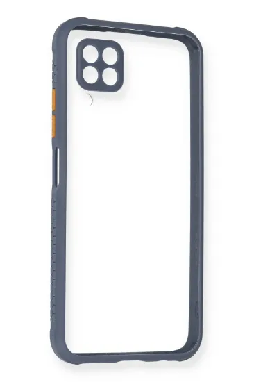 Newface Huawei P40 Lite Kılıf Miami Şeffaf Silikon - Gri resmi