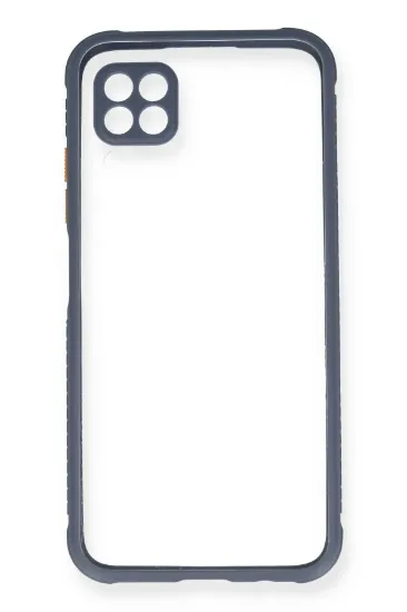 Newface Huawei P40 Lite Kılıf Miami Şeffaf Silikon - Gri resmi