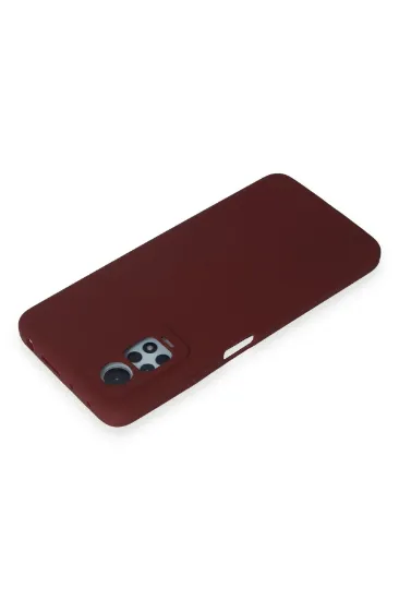 Newface Xiaomi Redmi Note 12 Pro 4G Kılıf Nano içi Kadife Silikon - Bordo resmi