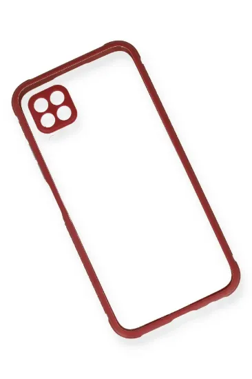 Newface Huawei P40 Lite Kılıf Miami Şeffaf Silikon - Fuşya resmi