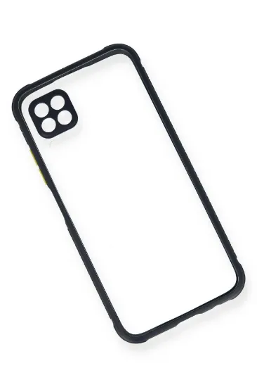 Newface Huawei P40 Lite Kılıf Miami Şeffaf Silikon - Lacivert resmi