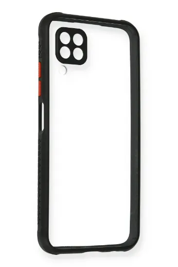 Newface Huawei P40 Lite Kılıf Miami Şeffaf Silikon - Siyah resmi