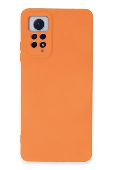 Newface Xiaomi Redmi Note 12 Pro 4G Kılıf Nano içi Kadife Silikon - Turuncu resmi