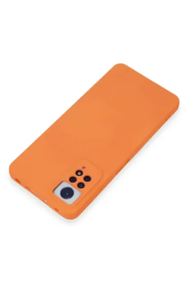 Newface Xiaomi Redmi Note 12 Pro 4G Kılıf Nano içi Kadife Silikon - Turuncu resmi