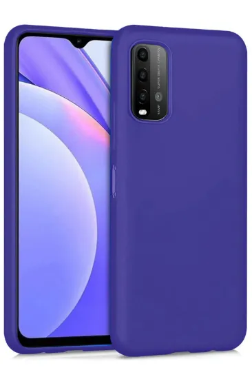Newface Xiaomi Redmi 9T Kılıf Nano içi Kadife Silikon - Mor resmi