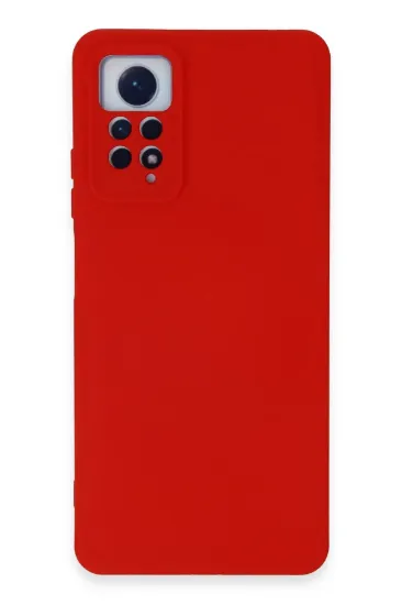 Newface Xiaomi Redmi Note 12 Pro 4G Kılıf Nano içi Kadife Silikon - Kırmızı resmi